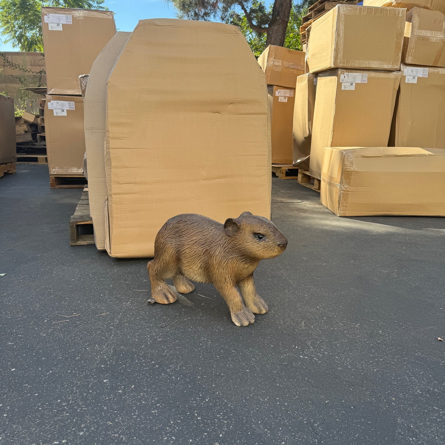 Capybara Baby Statue