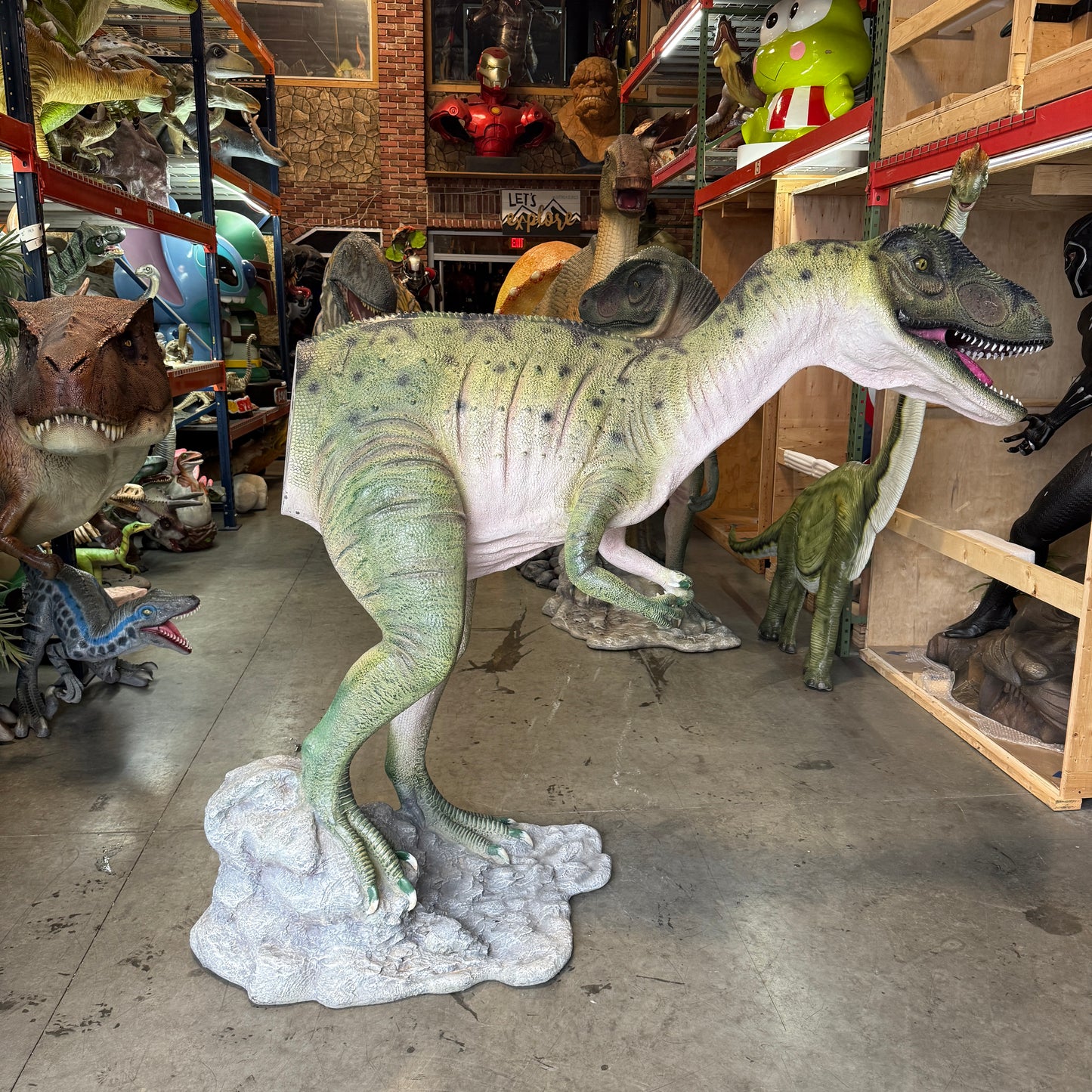 Allosaurus Dinosaur Life Size Statue