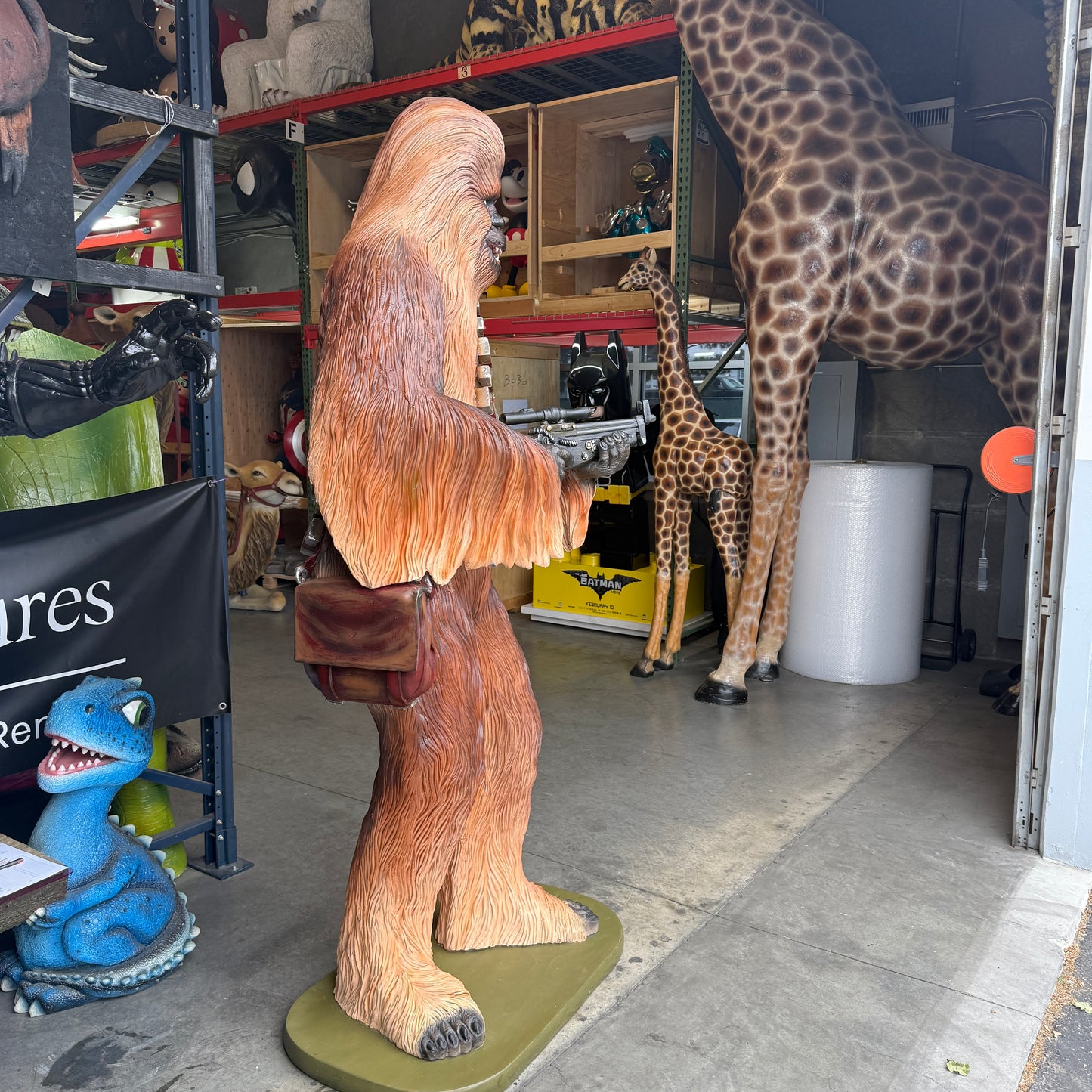 Monkey Space Warrior Statue