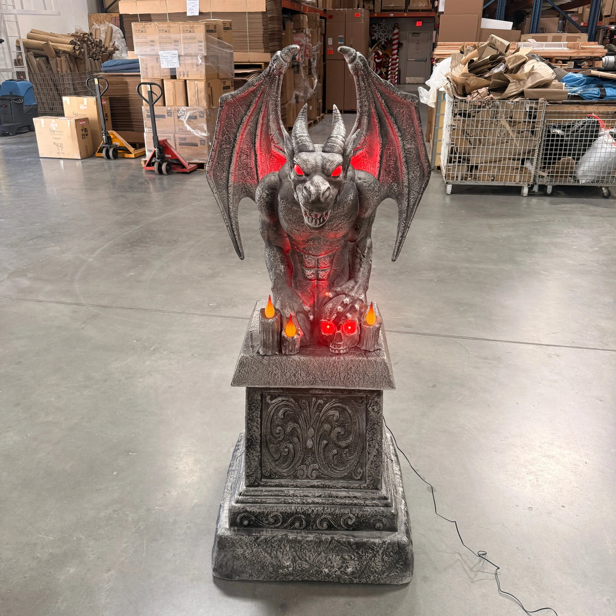 Light Up Gargoyle Statue LP-1015108095-HD