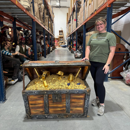 Treasure Chest Life Size Statue LS311-6009-T