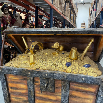 Treasure Chest Life Size Statue LS311-6009-T