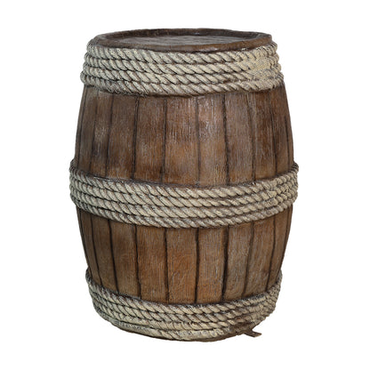 Barrel With Rope Statue