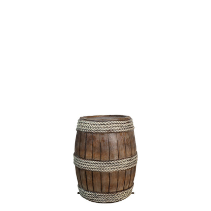 Barrel With Rope Statue