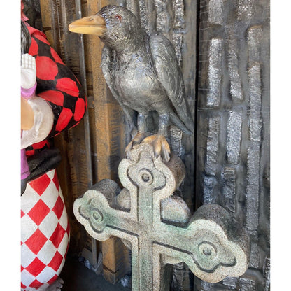 Graveyard Cross Statue
