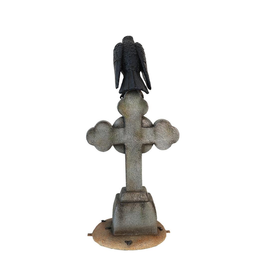 Graveyard Cross Statue