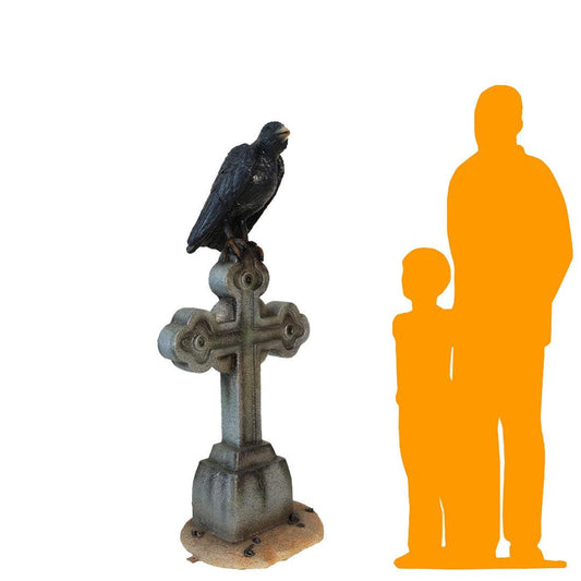 Graveyard Cross Statue