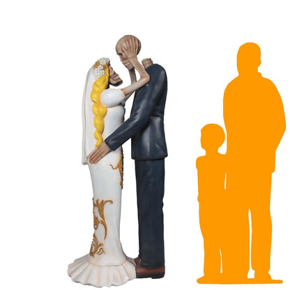 Married Skeletons Statue - LM Treasures Prop Rentals 