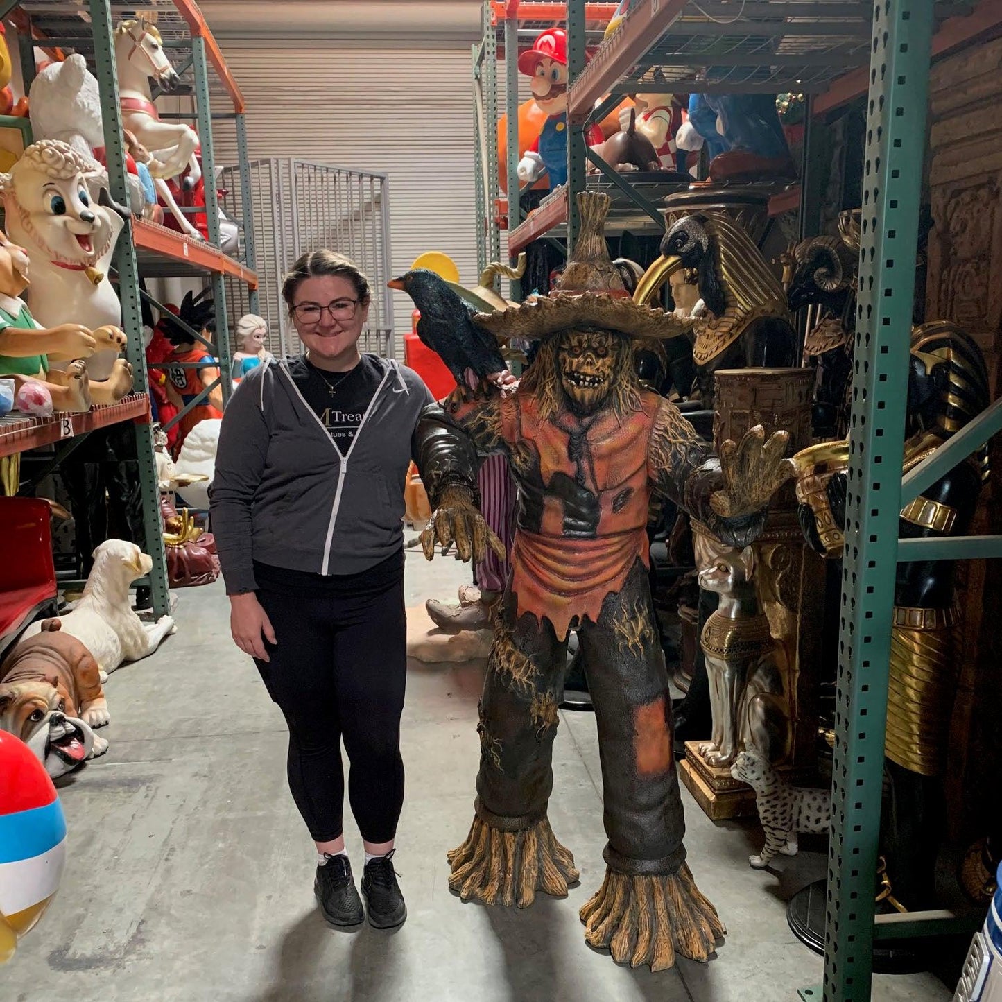 Scarecrow Monster Statue