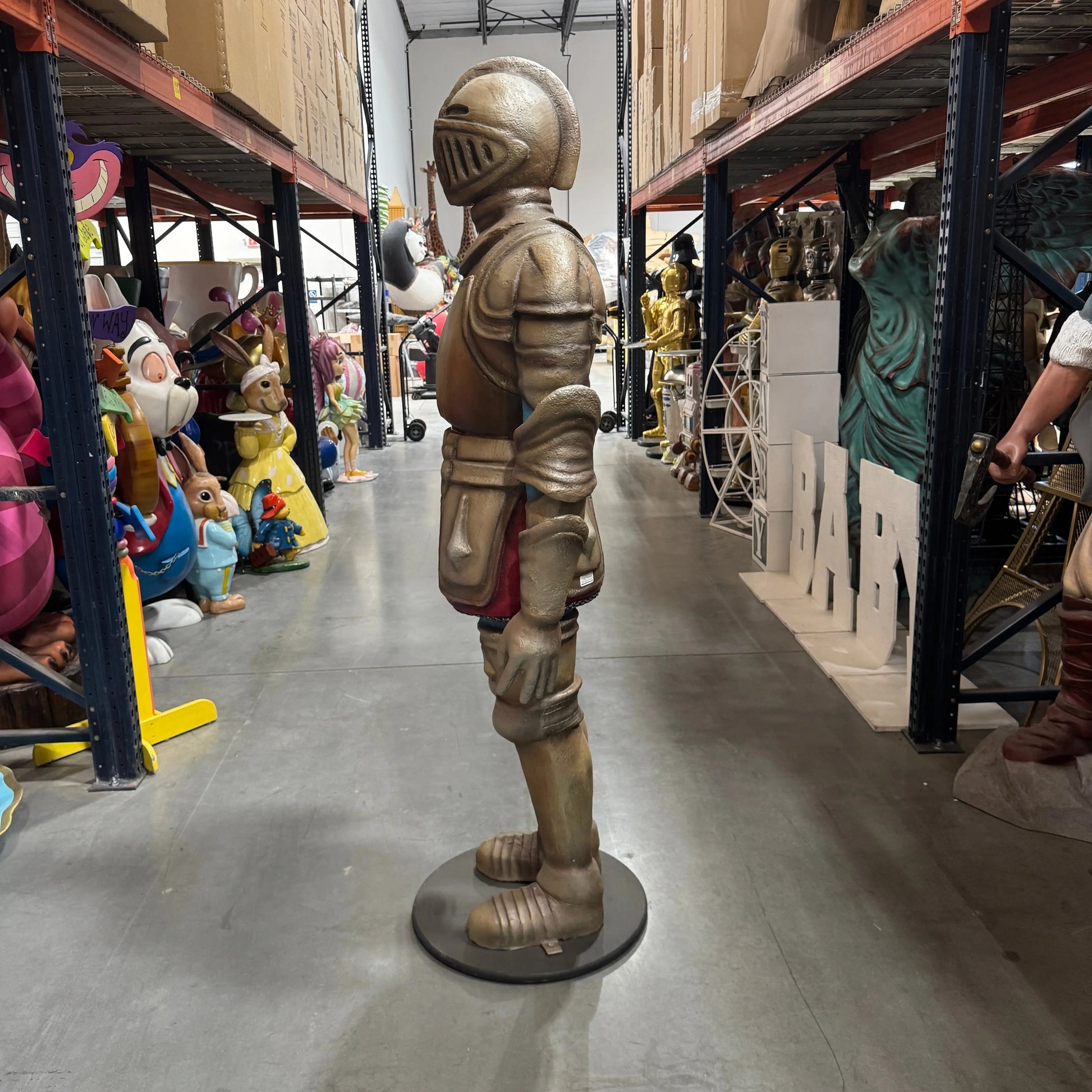 Knight Life Size Medieval Statue LS323-6451-T
