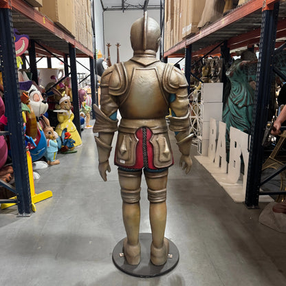 Knight Life Size Medieval Statue LS323-6451-T