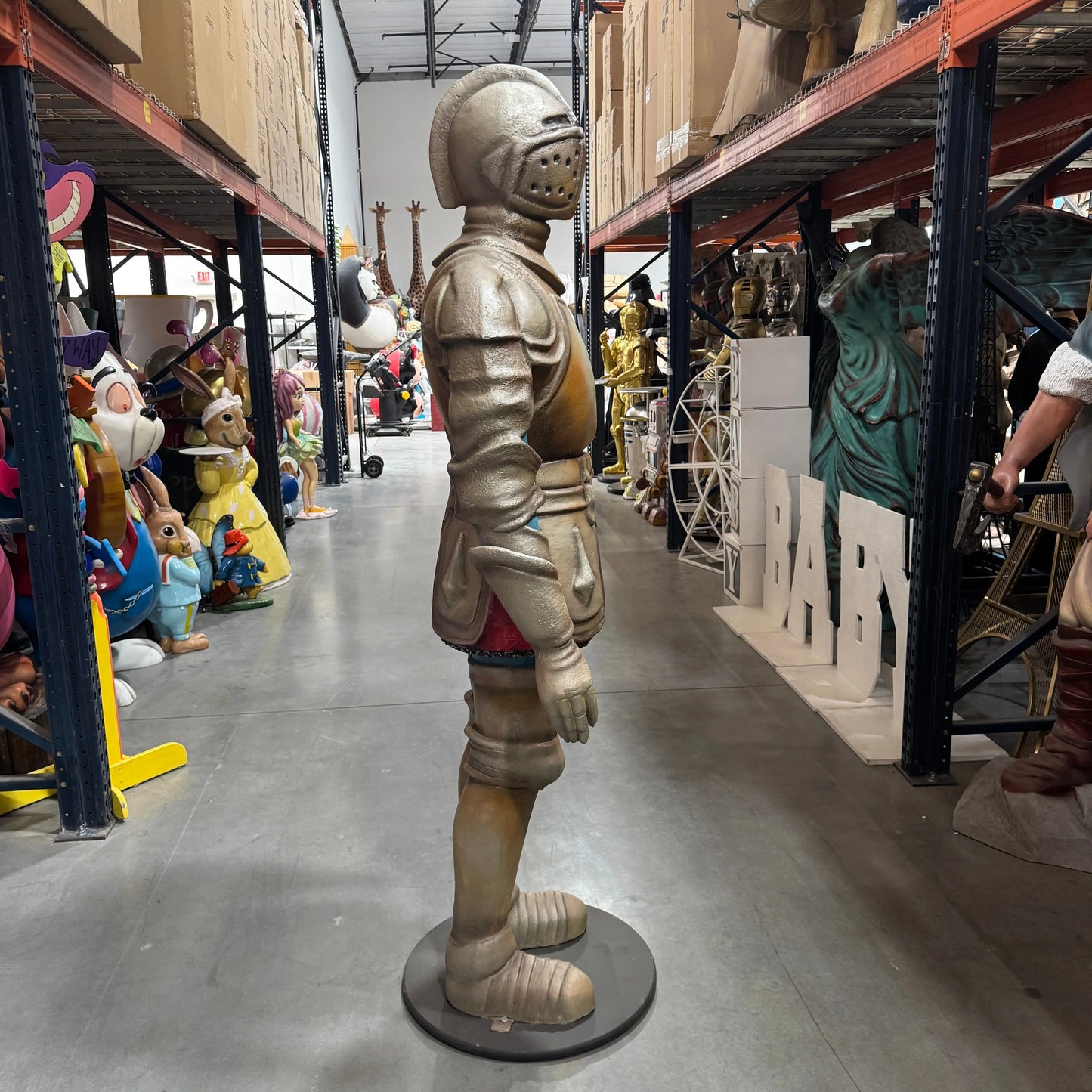 Knight Life Size Medieval Statue LS323-6451-T