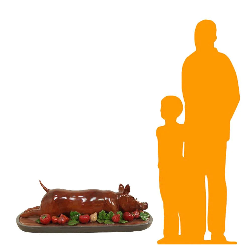 Roasted Pig Platter Statue