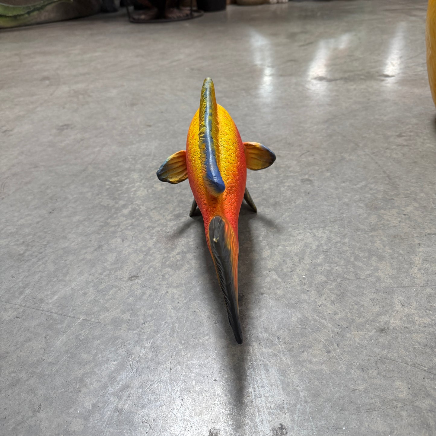 Orange Fish Statue