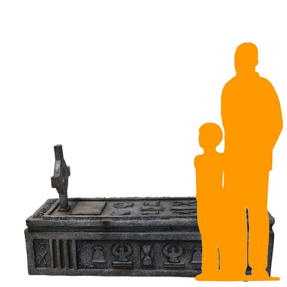 Graveyard Tomb Statue - LM Treasures Prop Rentals 