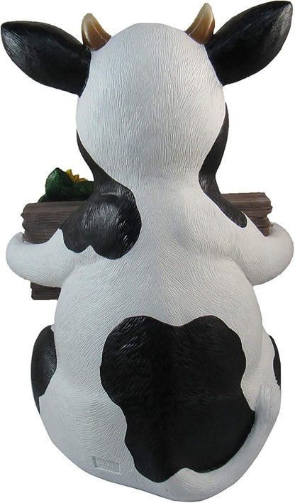 Cow Table Top Welcome Statue