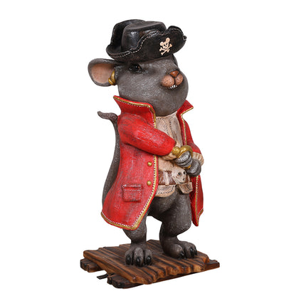 Pirate Mouse Halloween Statue