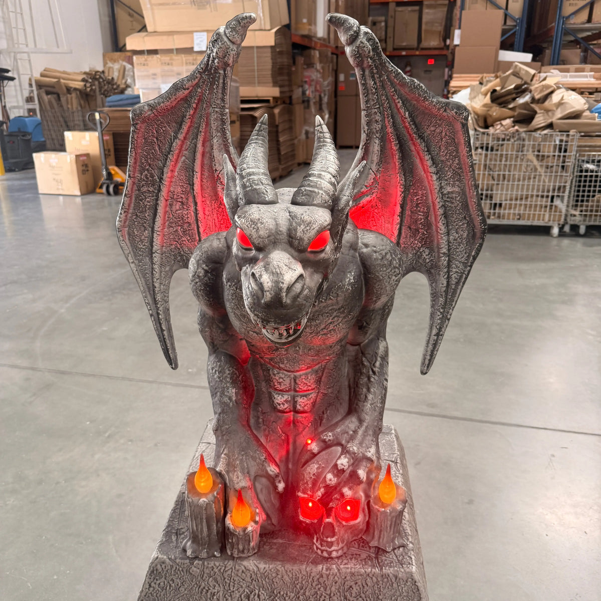 Light Up Gargoyle Statue LP-1015108095-HD