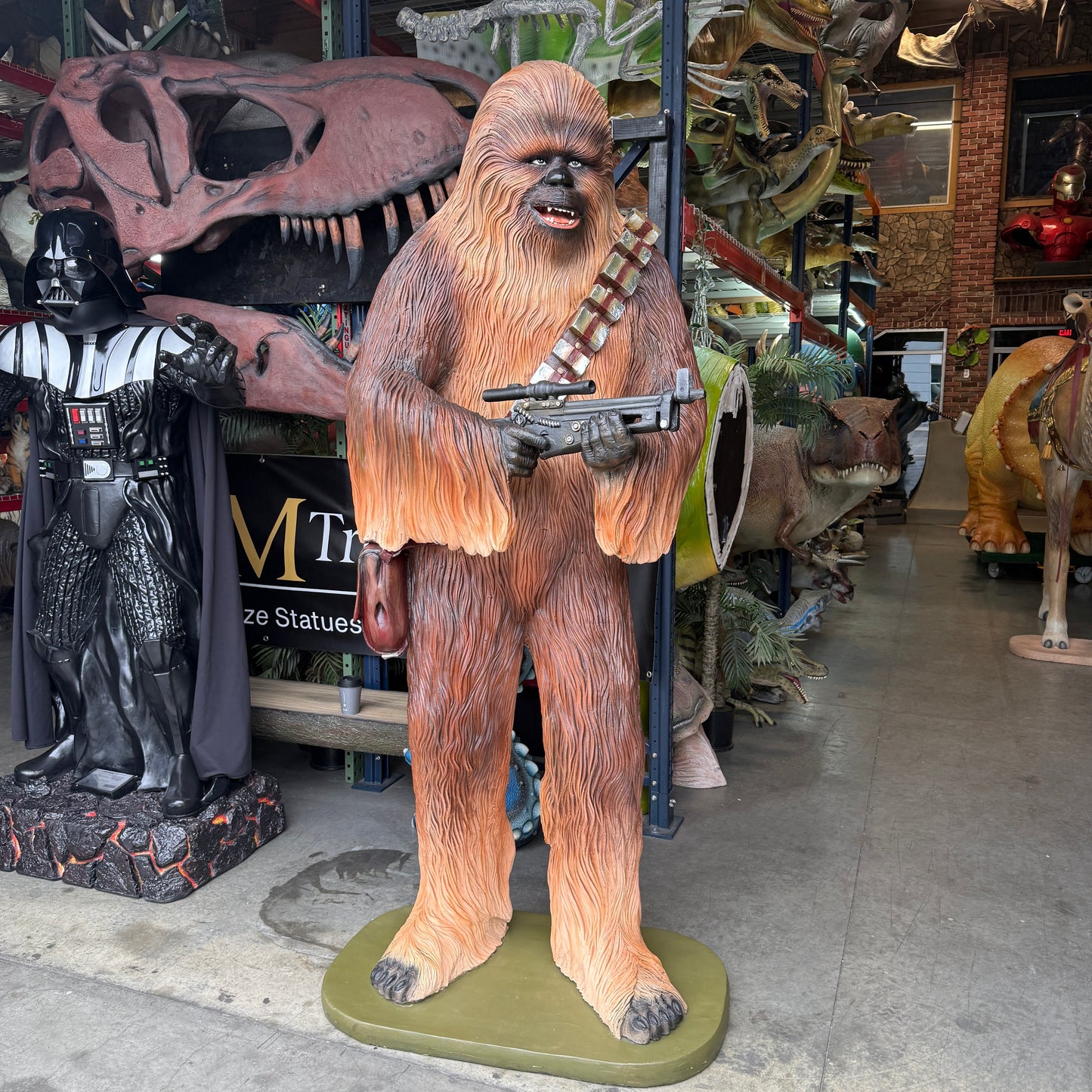 Monkey Space Warrior Statue