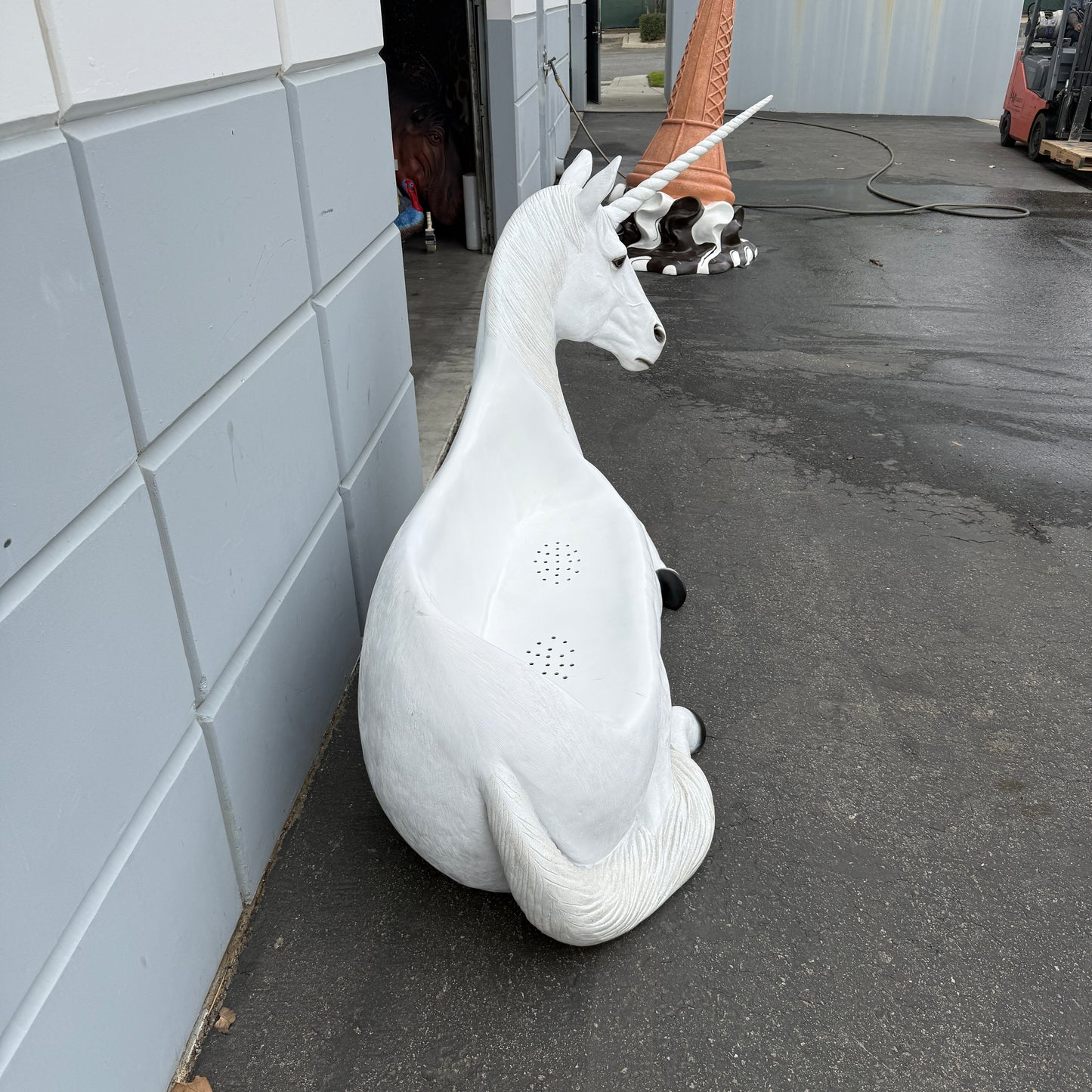 Unicorn Bench Statue