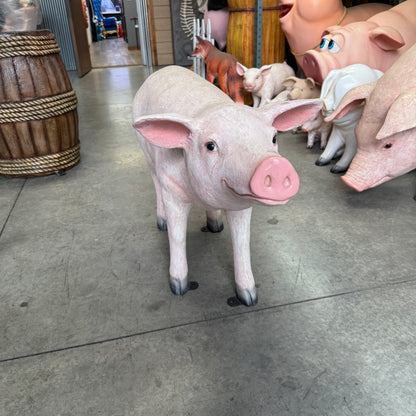 Walking Baby Pig Statue