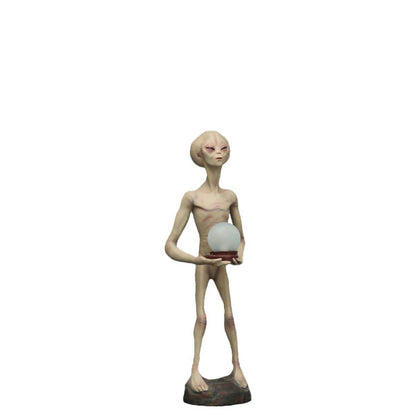 Alien Encounter With Lamp Statue