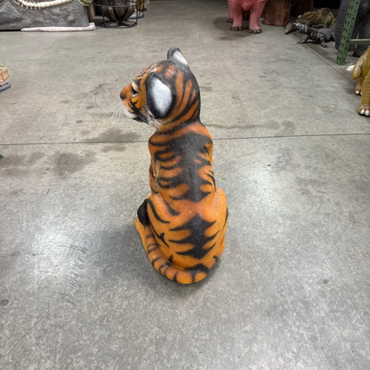 Tiger Cub Sitting Statue