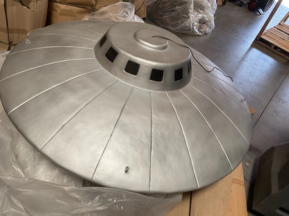 Large Hanging Alien Space Ship UFO Statue