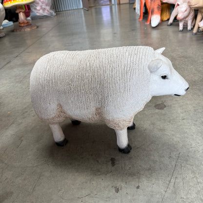 Texelaar Baby Sheep Head Up Statue