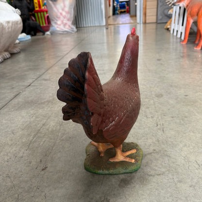 Red Chicken Statue