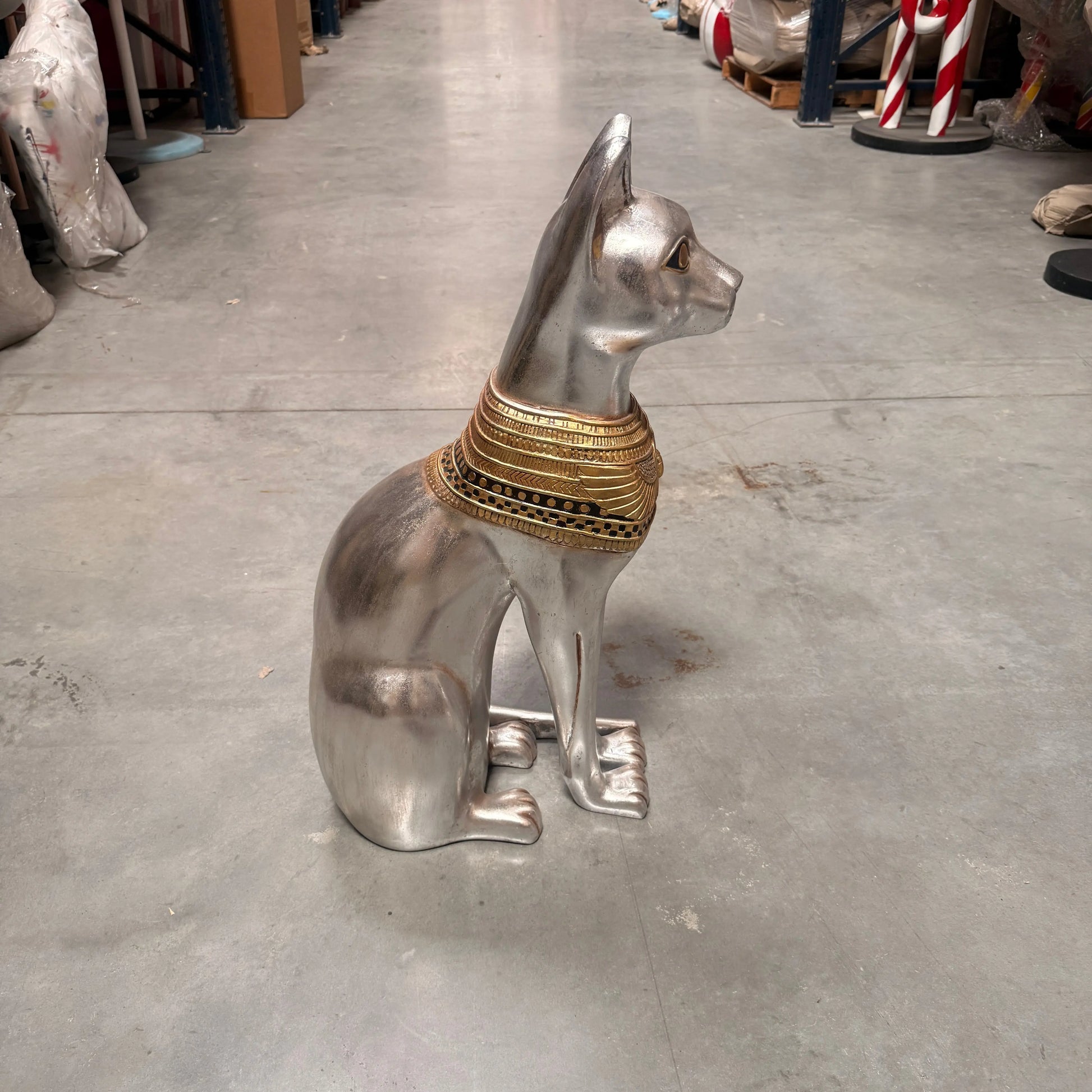 Egyptian Bastet Cat Statue E0004-AFCAG-H