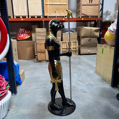 Egyptian Horus Life Size Statue E0104S-AFH6SB-H