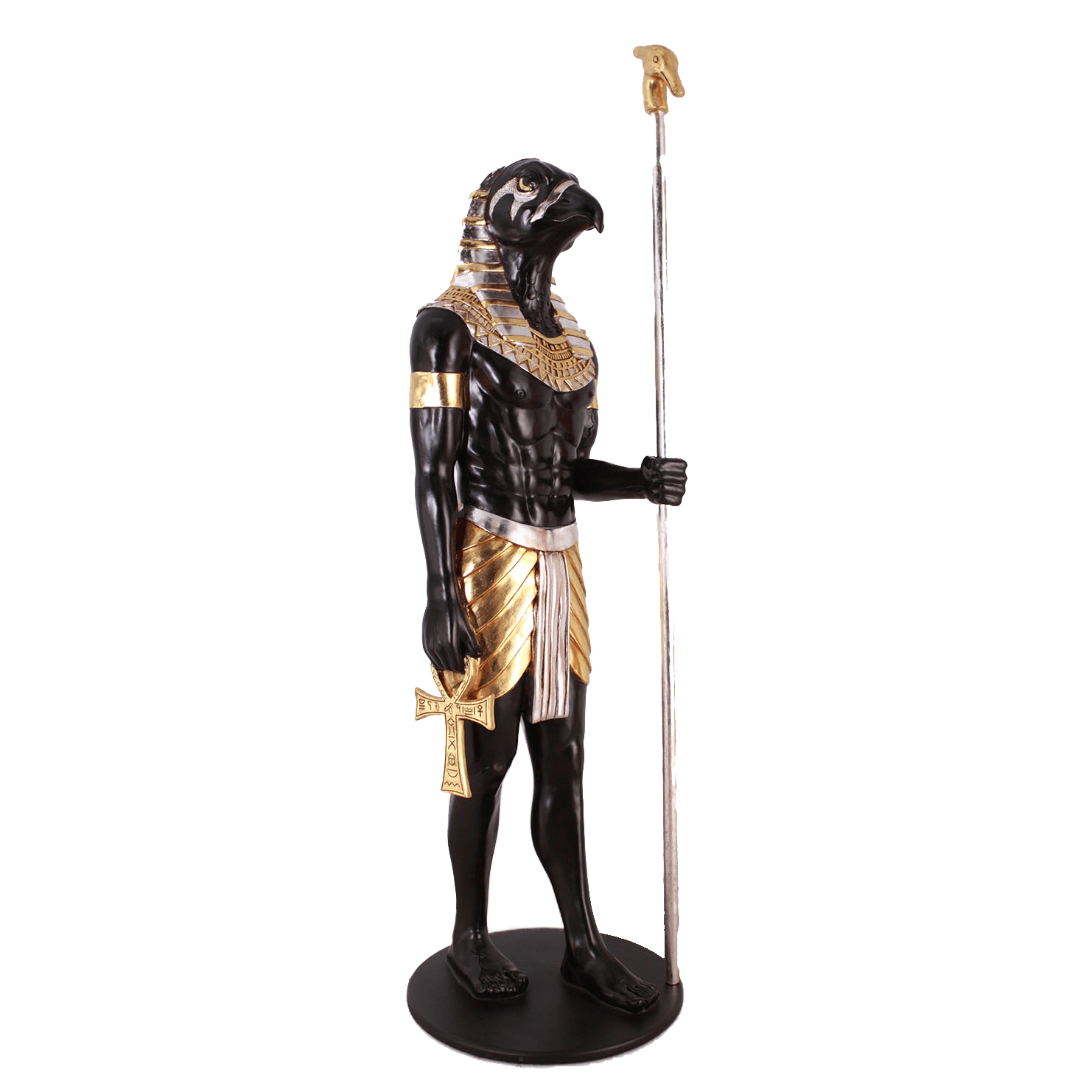 Egyptian Horus Life Size Statue - LM Treasures Prop Rentals 