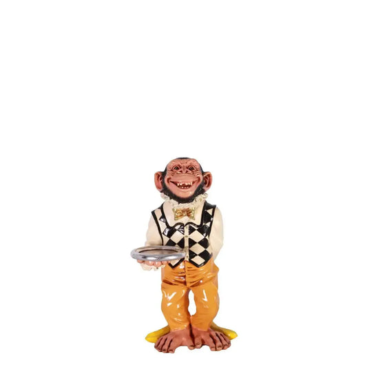 Small Monkey Butler Life Size Statue Lmtreasures