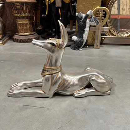 Egyptian Dog Jackal God Statue E0032-AFPHH-H