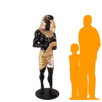 Egyptian Thot Life Size Statue - LM Treasures Prop Rentals 