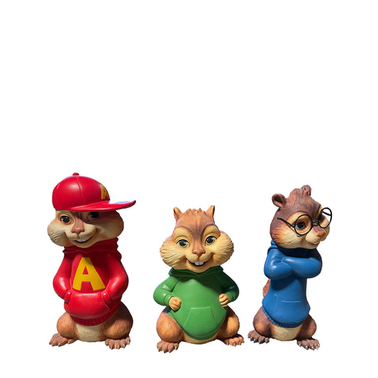 Classic Alvin and the Chipmunks Statue