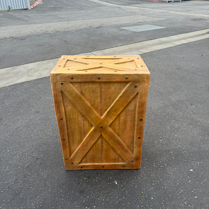 Large Light Brown Crate