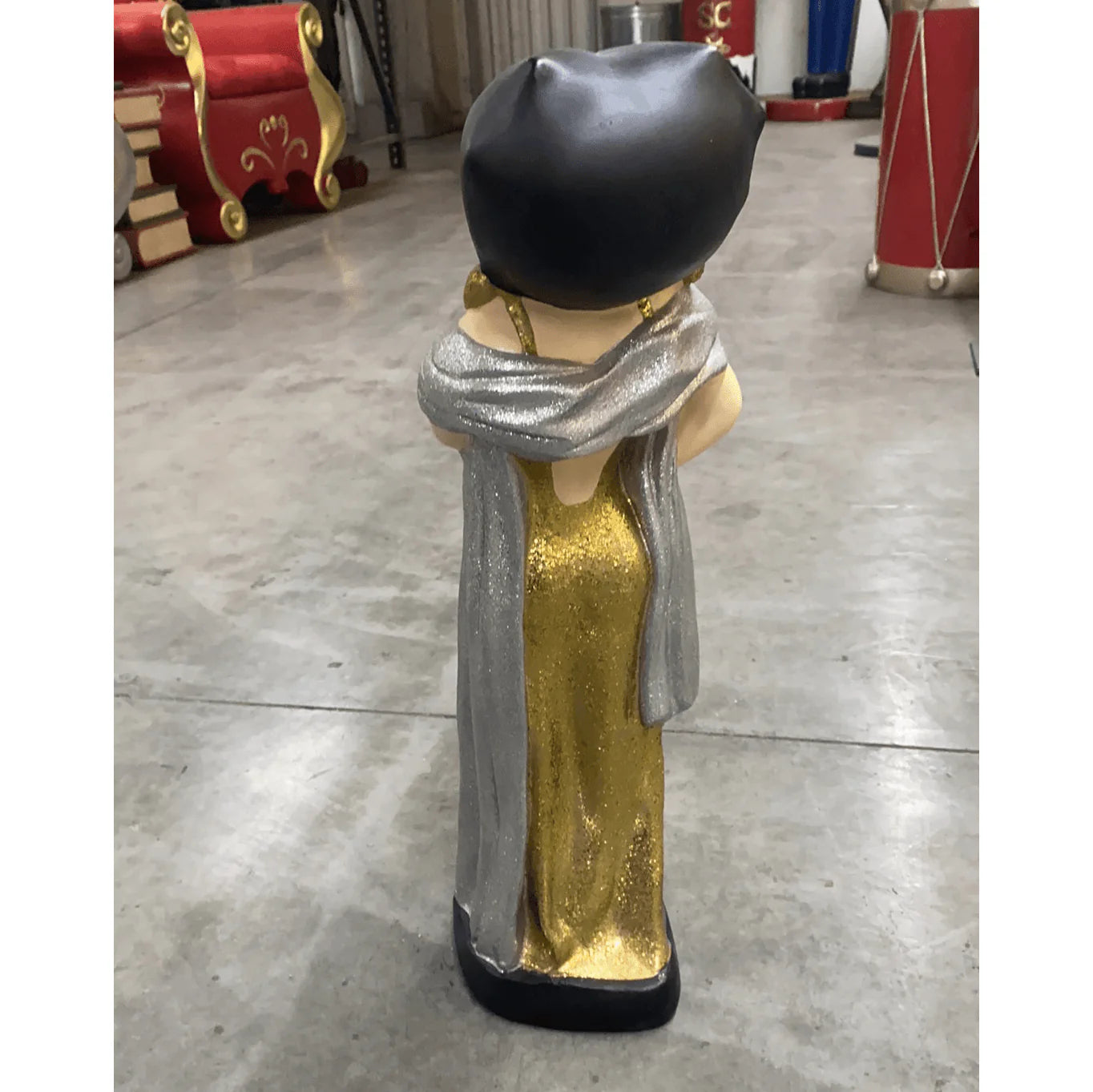 Small Betty Boop Singer in Gold Statue