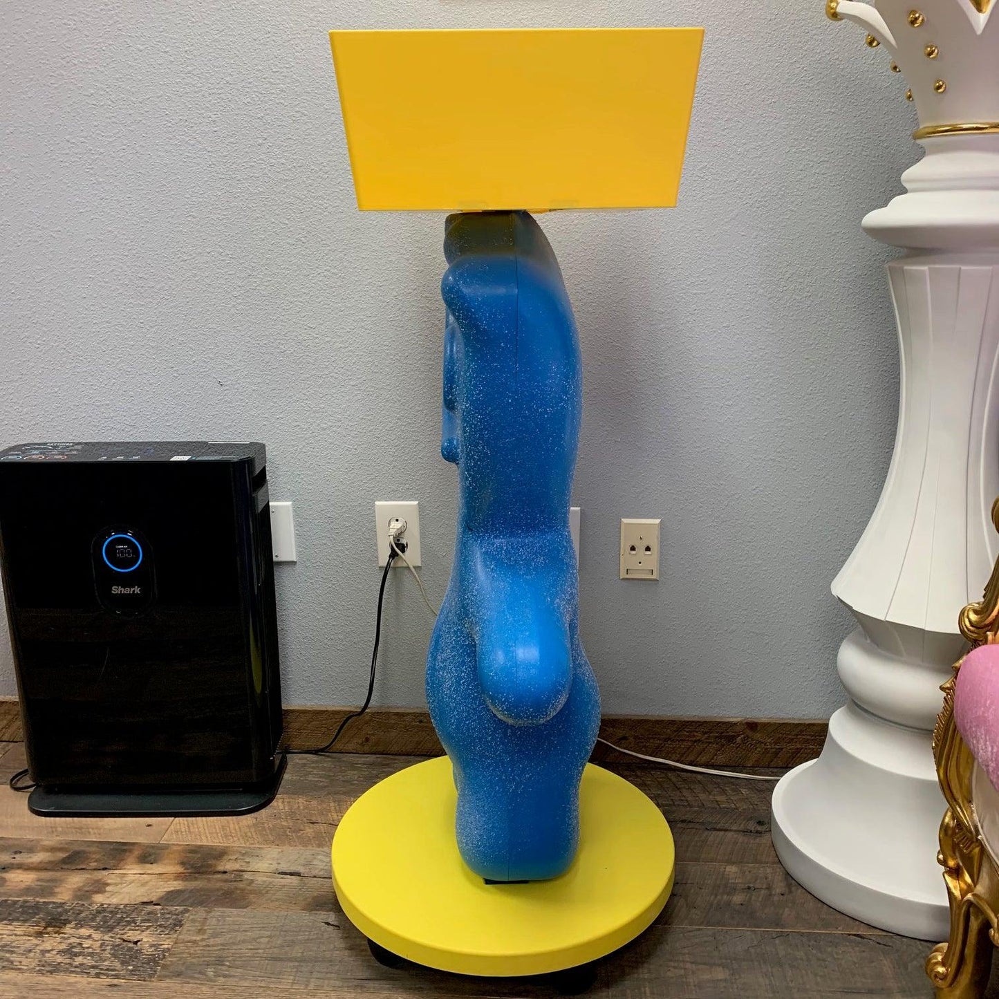 Blue Sour Patch Kid Tray Statue