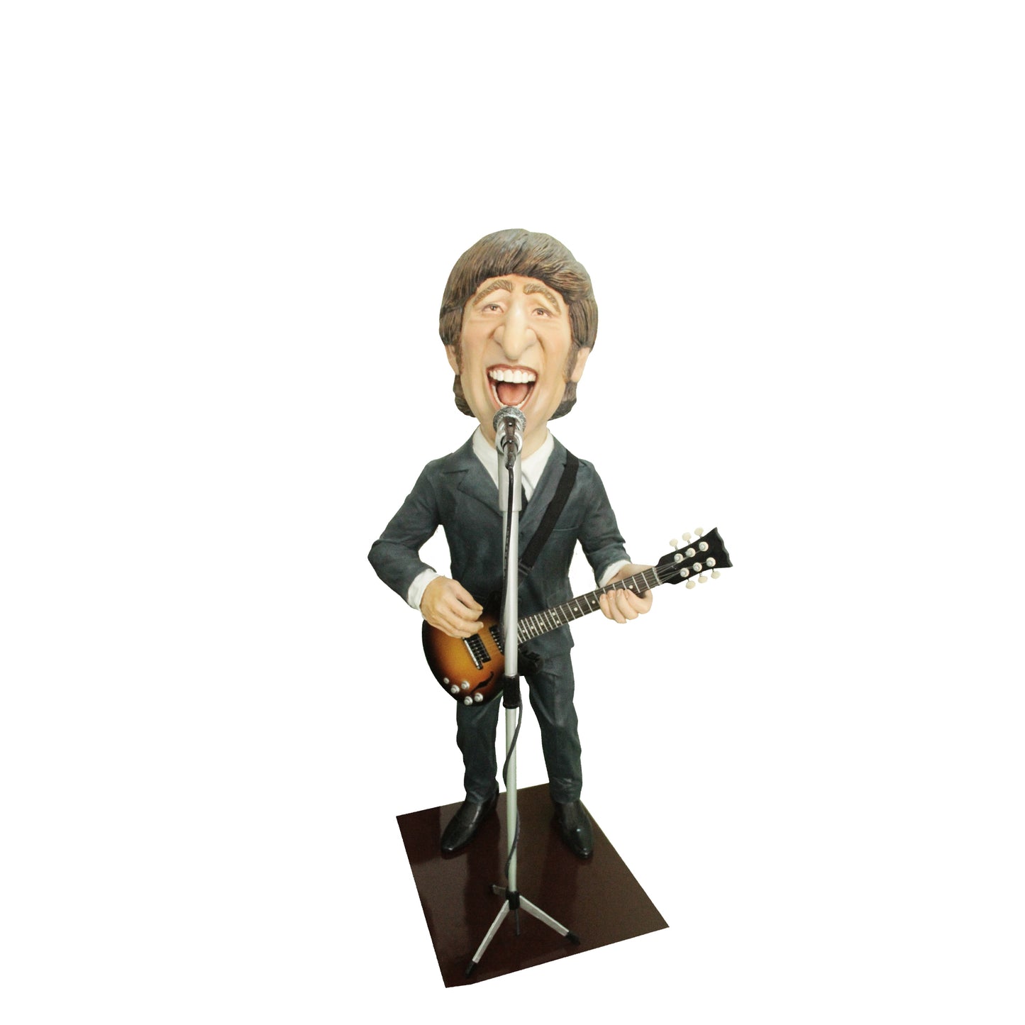 Cartoon Guitarist Lemon Life Size Statue