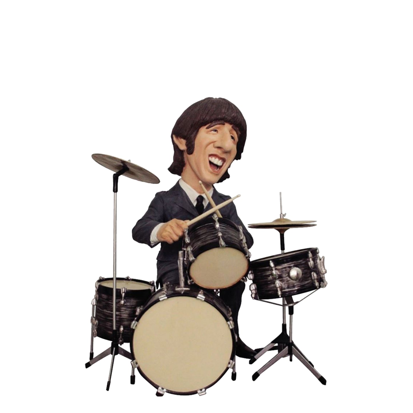 Cartoon Drummer Bingo Life Size Statue