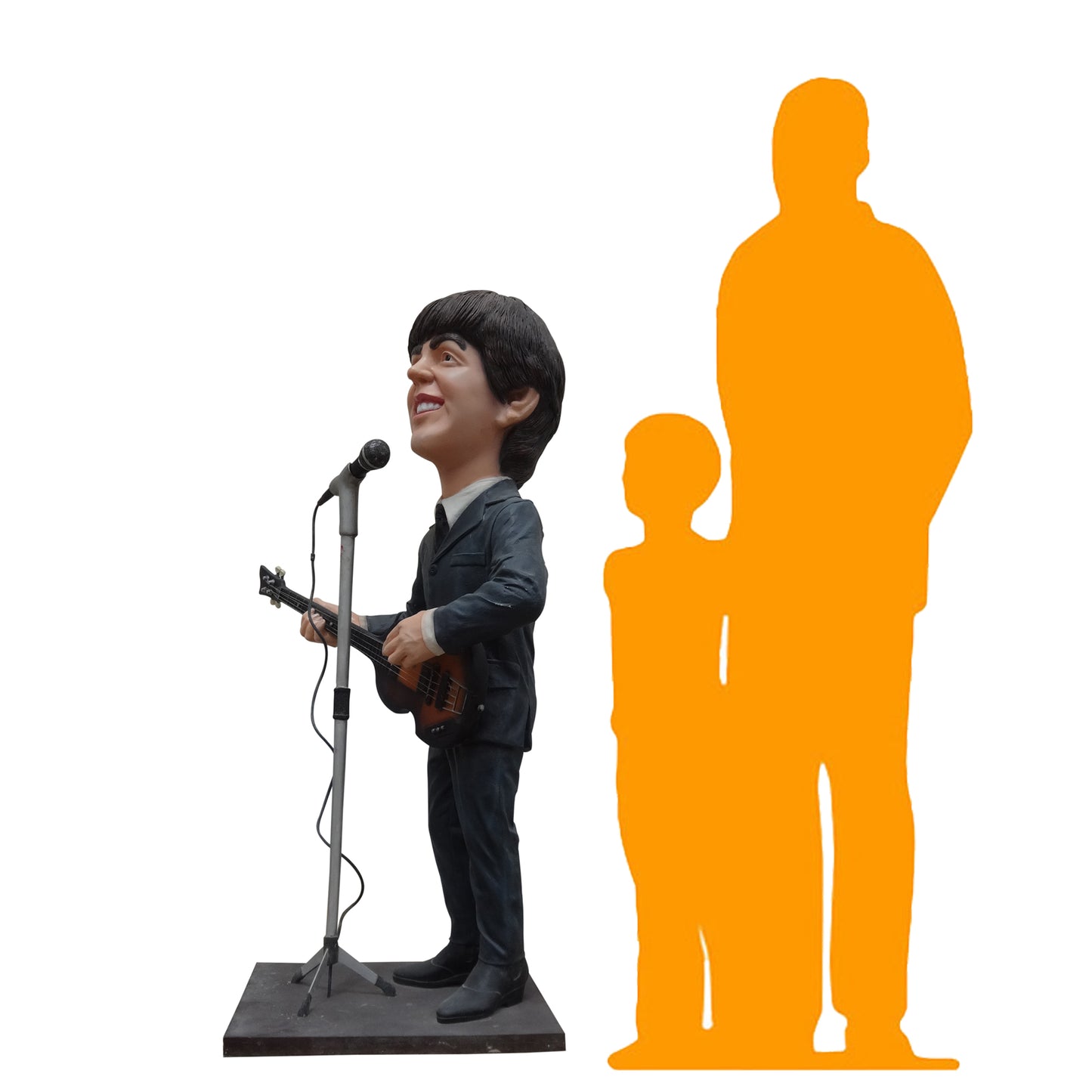 Cartoon Artist Macaroni Life Size Statue