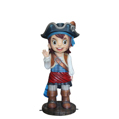 Pirate Girl Patty Life Size Statue - LM Treasures Prop Rentals 