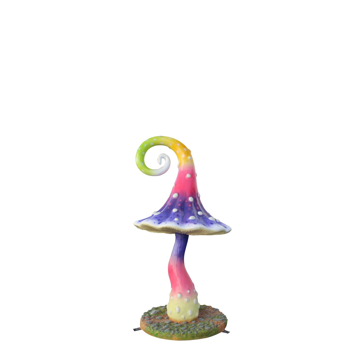 Large Swirl Mushroom Statue