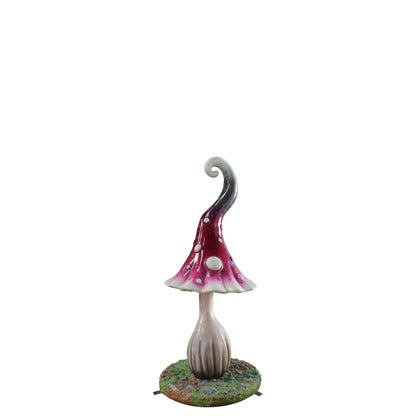 Large Dotted Mushroom Statue