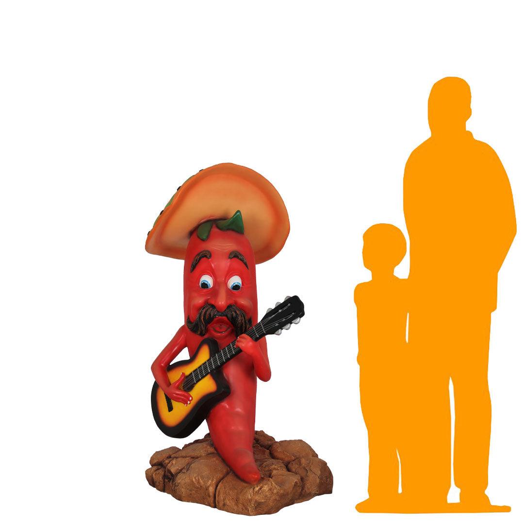 Singing Chili Statue - LM Treasures Prop Rentals 
