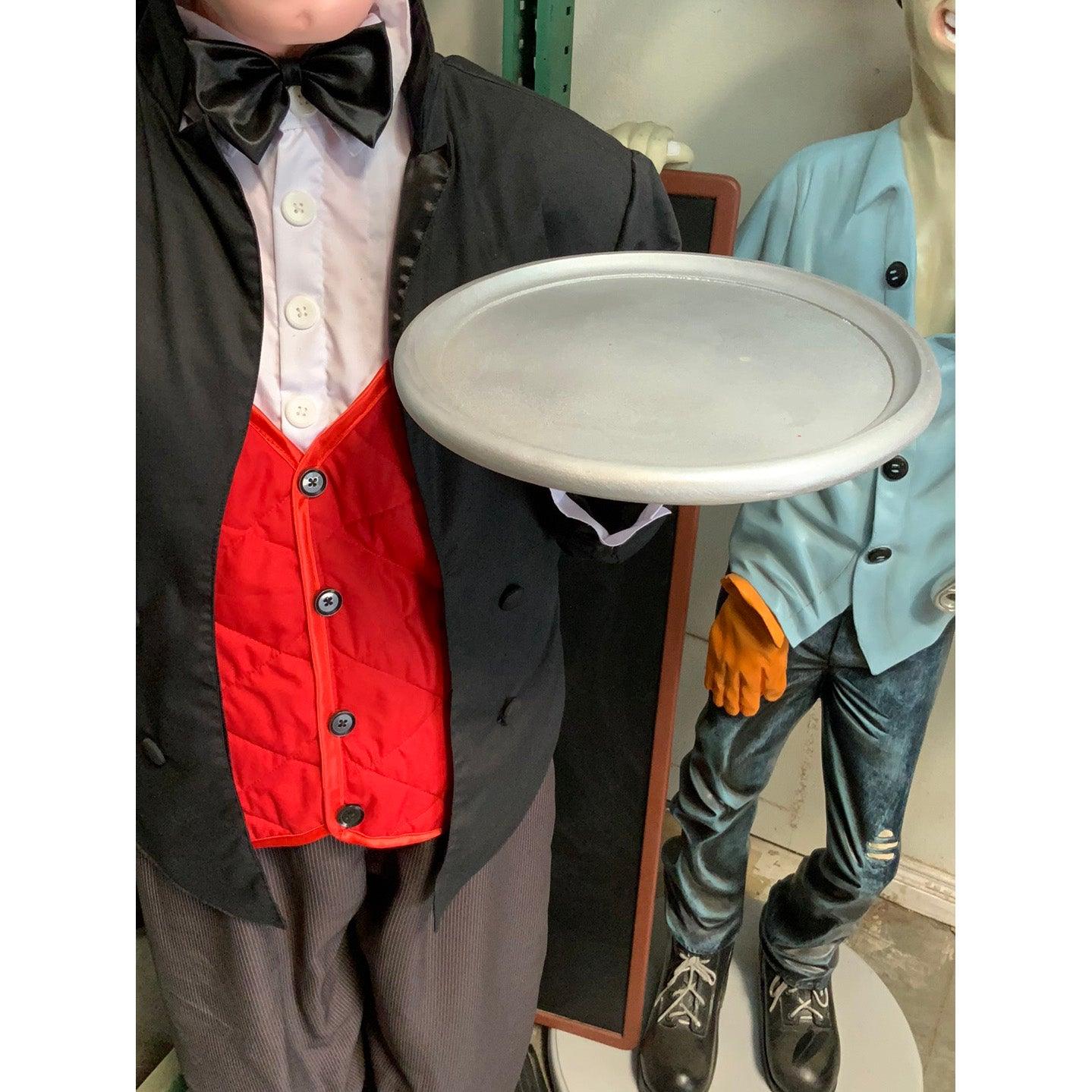 Butler Life Size Decor Prop Statue