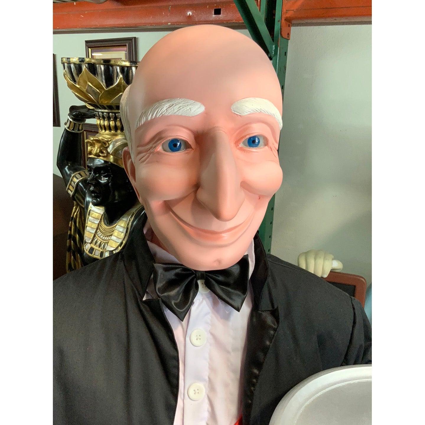 Butler Life Size Decor Prop Statue