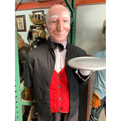 Butler Life Size Decor Prop Statue